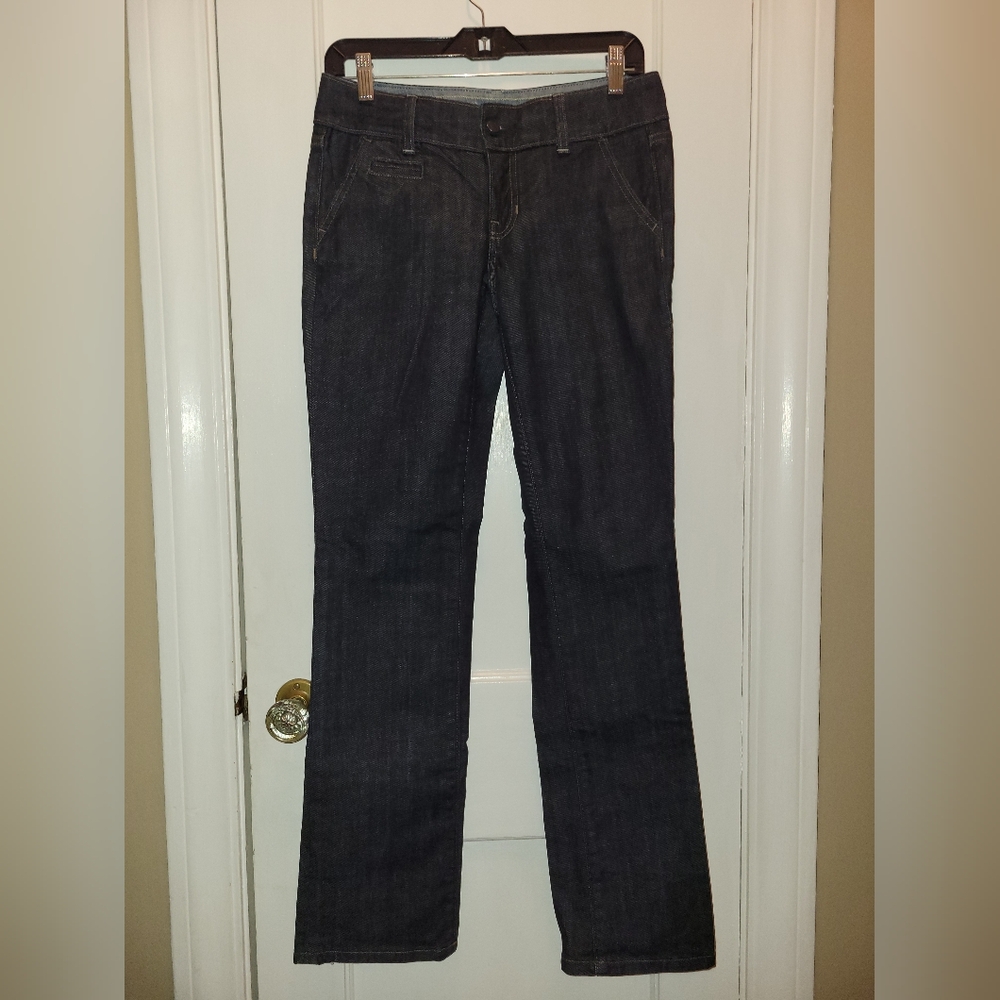 GAP Low Rise Straight Leg Y2K Dark Wash Jeans Women's Size 4